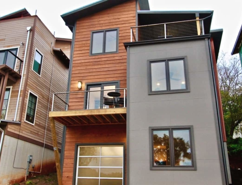 front of 28 - Upstream Symphony Book Asheville Luxury Vacation Rental Upstream Symphony